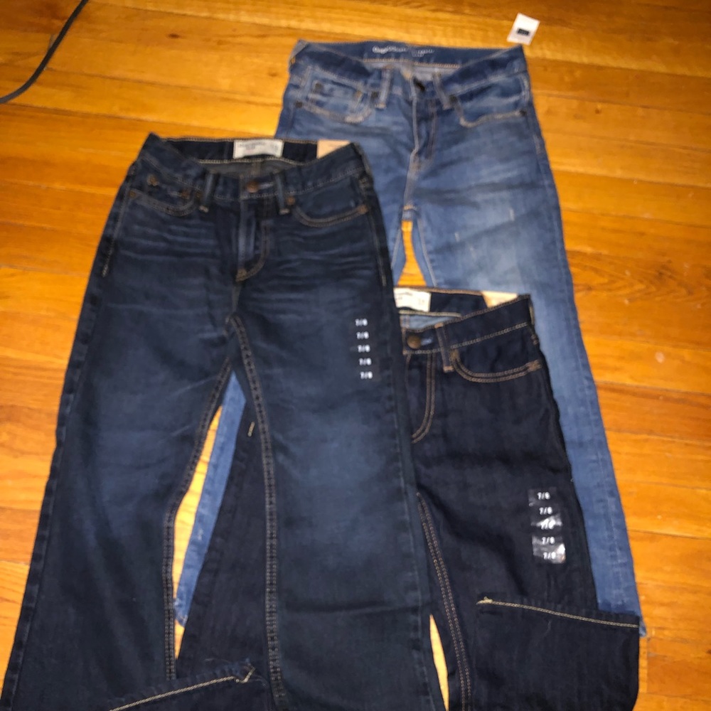 Boys Abercrombie jeans lot 7/8